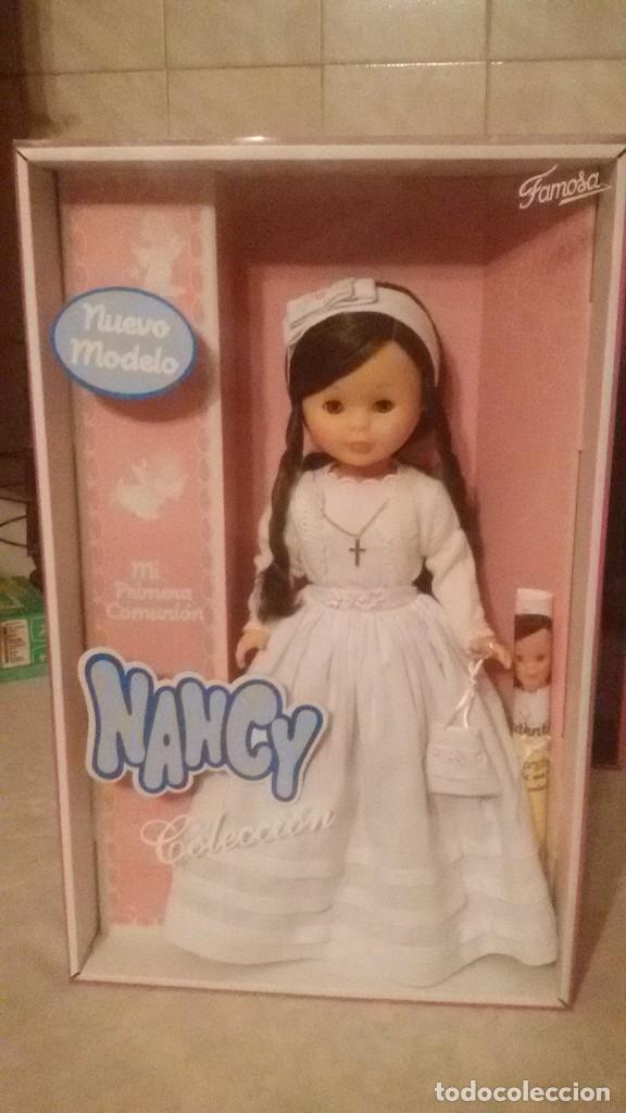 Mu&ntilde;ecas Nancy y Lucas: nancy colecci&oacute;n comuni&oacute;n morena 2016. nueva en caja - Foto 1