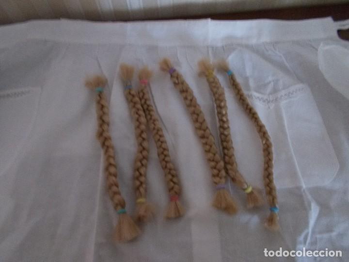 Mu&ntilde;ecas Nancy y Lucas: Postizos de coletas mu&ntilde;eca Nancy - Foto 1