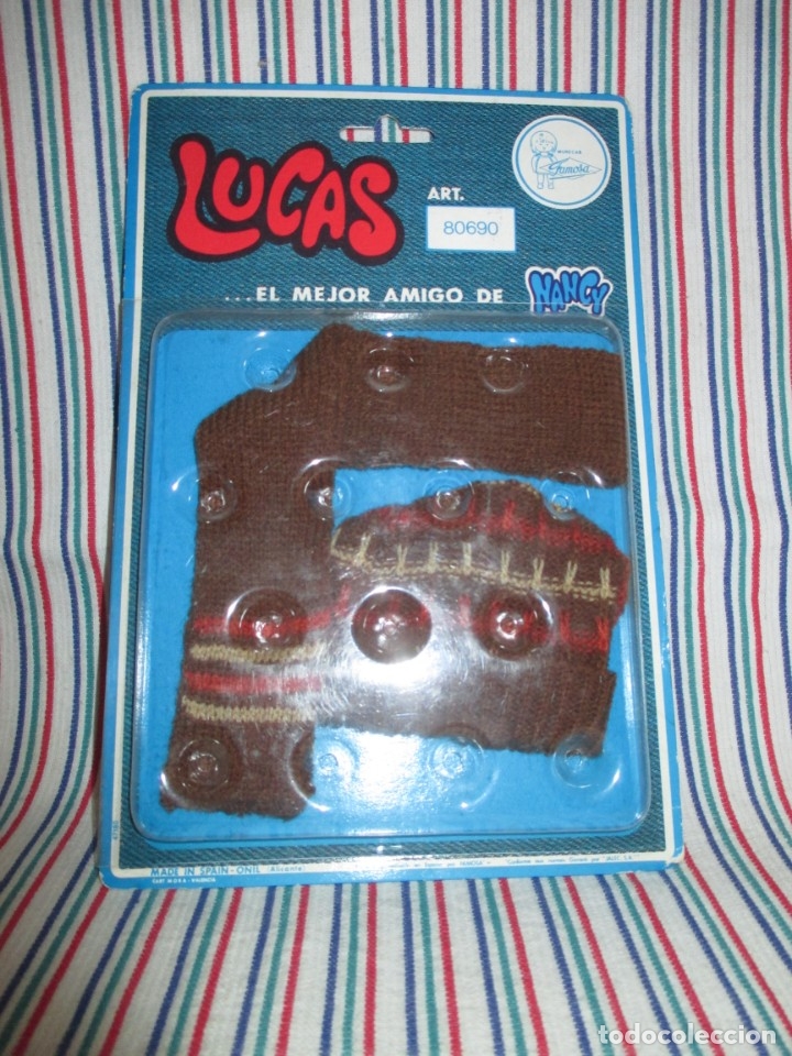 Mu&ntilde;ecas Nancy y Lucas: NANCY Y LUCAS ANTIGUO BLISTER GORRO Y BUFANDA - Foto 3