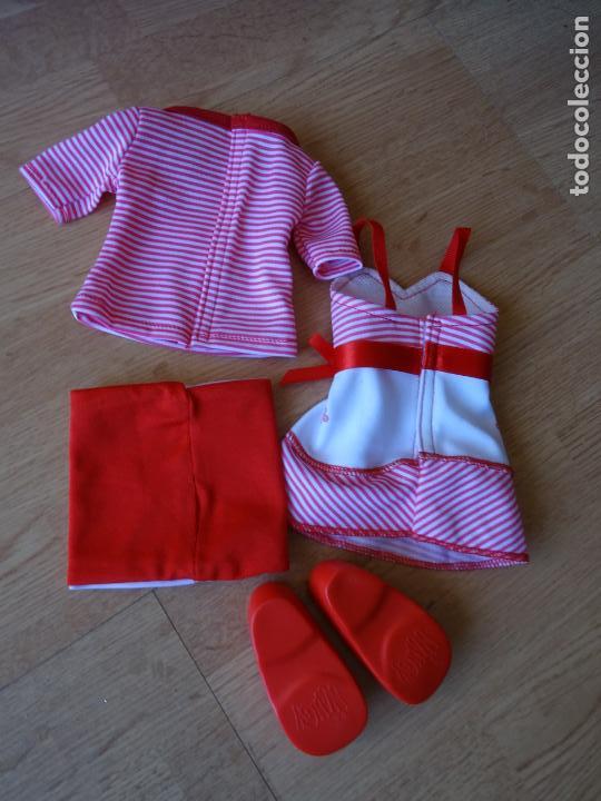 Mu&ntilde;ecas Nancy y Lucas: NANCY NEW - 2 CONJUNTOS ROJOS - Foto 2