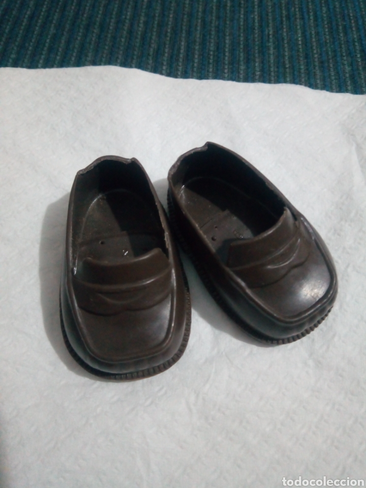 Mu&ntilde;ecas Nancy y Lucas: zapatos mocasines marrones nancy - Foto 1