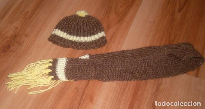 Mu&ntilde;ecas Nancy y Lucas: Bufanda y gorro complemento Nancy original a&ntilde;os setenda - Foto 1