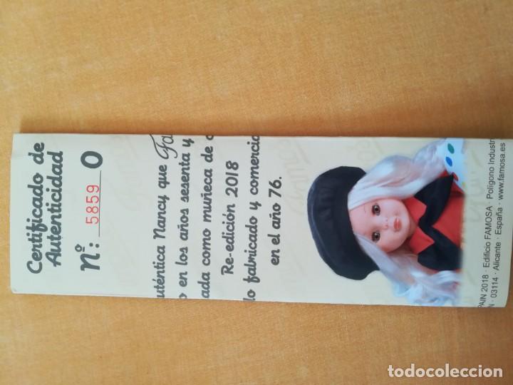 Mu&ntilde;ecas Nancy y Lucas: Certificado de Autenticidad Nancy - Foto 1