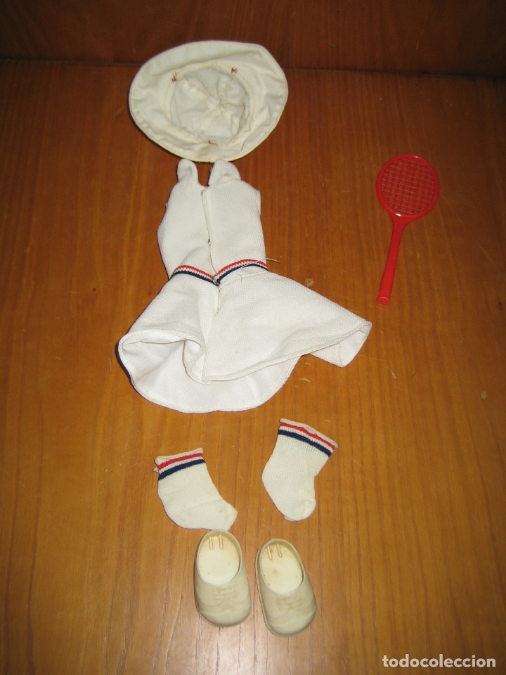 Mu&ntilde;ecas Nancy y Lucas: Antiguo traje de tenis. Mu&ntilde;eca Nancy - Foto 1