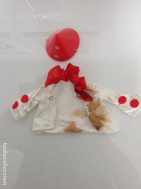 Mu&ntilde;ecas Nancy y Lucas: Complementos mu&ntilde;eca Lissi. Conjunto camisa y gorro de payaso - Foto 2