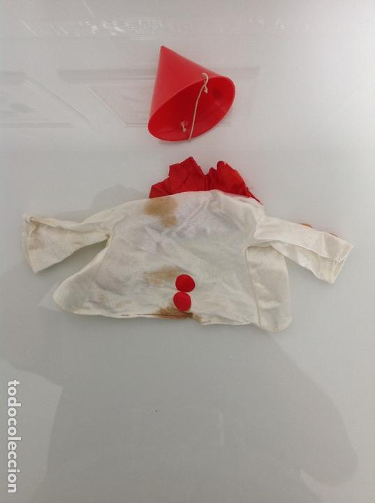 Mu&ntilde;ecas Nancy y Lucas: Complementos mu&ntilde;eca Lissi. Conjunto camisa y gorro de payaso - Foto 3