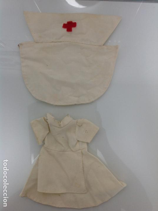 Mu&ntilde;ecas Nancy y Lucas: Complementos mu&ntilde;eca Nancy. Conjunto camisa y cofia de enfermera - Foto 2