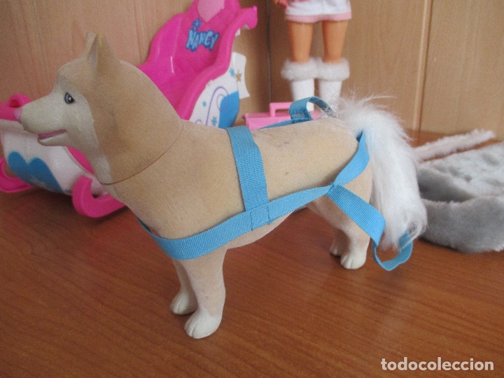 Mu&ntilde;ecas Nancy y Lucas: MU&Ntilde;ECA NANCY NEW CON TRINEO , PERRO Y ACCESORIOS Y ANIMALES - Foto 12