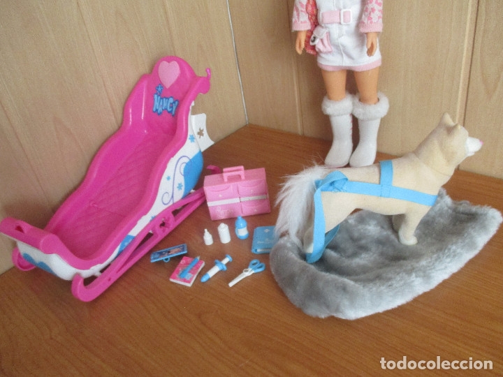 Mu&ntilde;ecas Nancy y Lucas: MU&Ntilde;ECA NANCY NEW CON TRINEO , PERRO Y ACCESORIOS Y ANIMALES - Foto 17