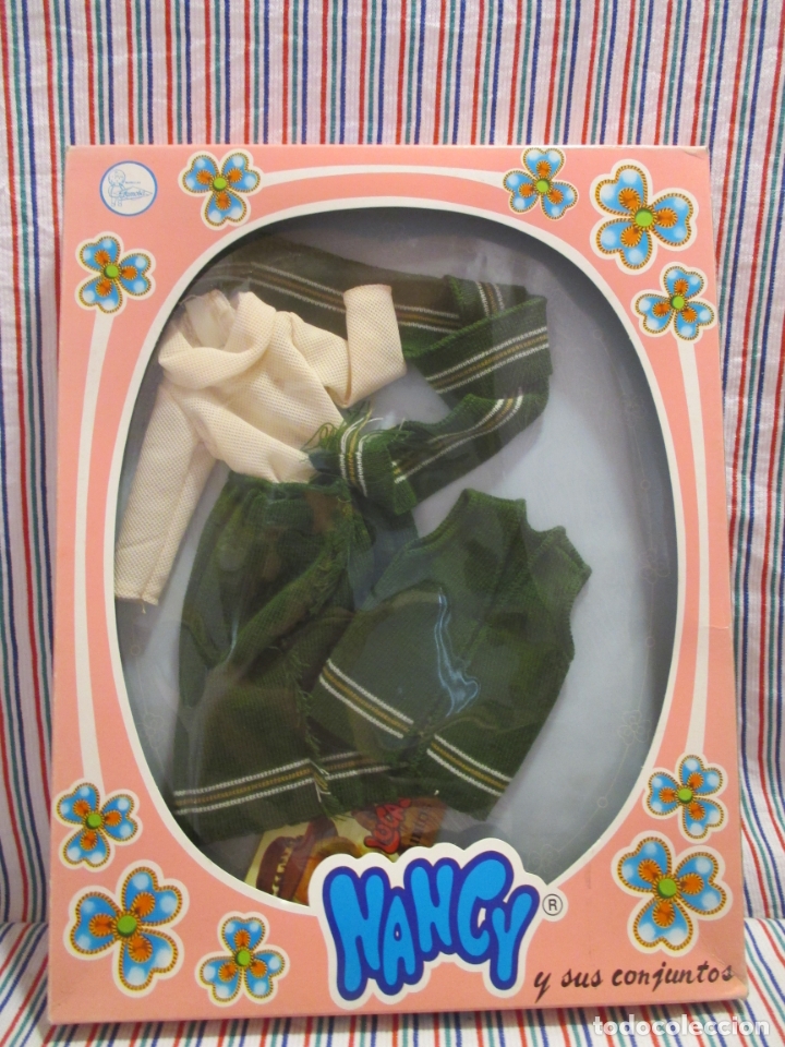 Mu&ntilde;ecas Nancy y Lucas: NANCY DIFICIL CONJUNTO COORDINADO VERDE, A ESTRENAR - Foto 1
