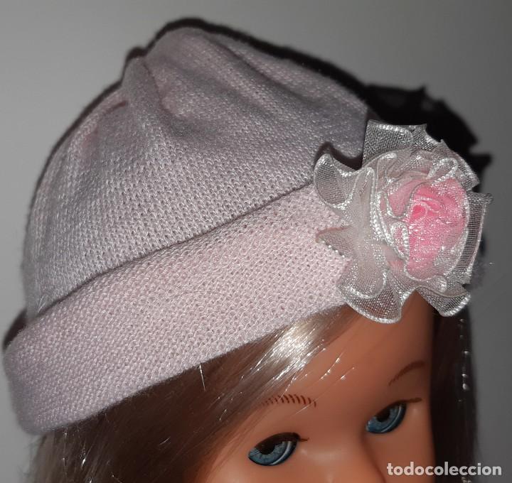Mu&ntilde;ecas Nancy y Lucas: GORRO ROSA INVIERNO PARA MU&Ntilde;ECA NANCY - Foto 2