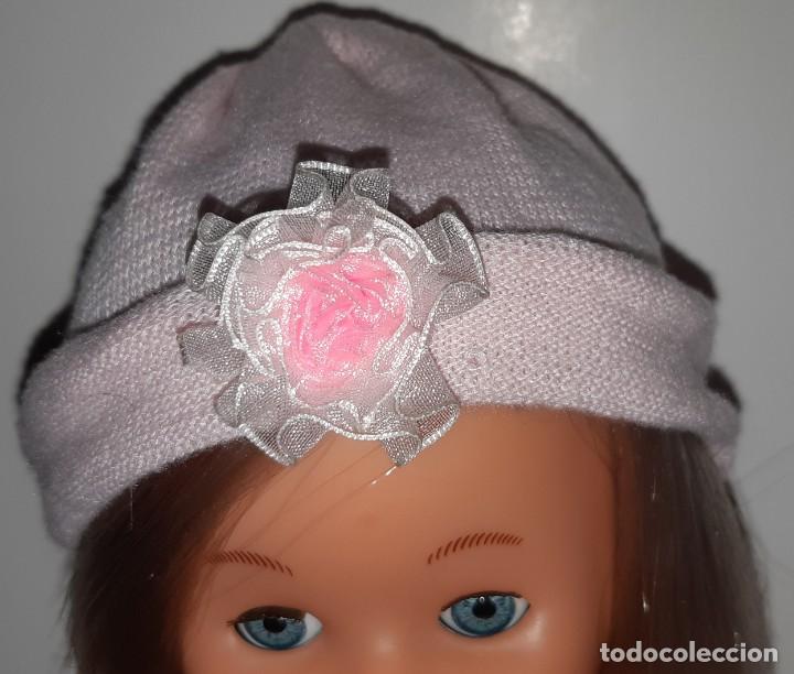 Mu&ntilde;ecas Nancy y Lucas: GORRO ROSA INVIERNO PARA MU&Ntilde;ECA NANCY - Foto 3