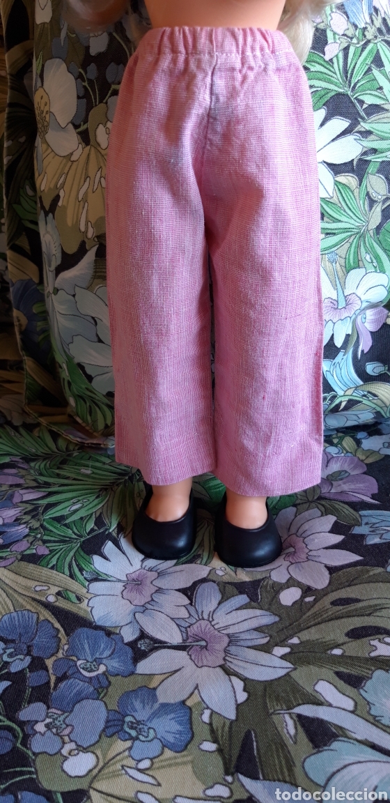 Puppen Nancy und Lucas: PANTALON NANCY ARTESANAL-A&Ntilde;OS 70