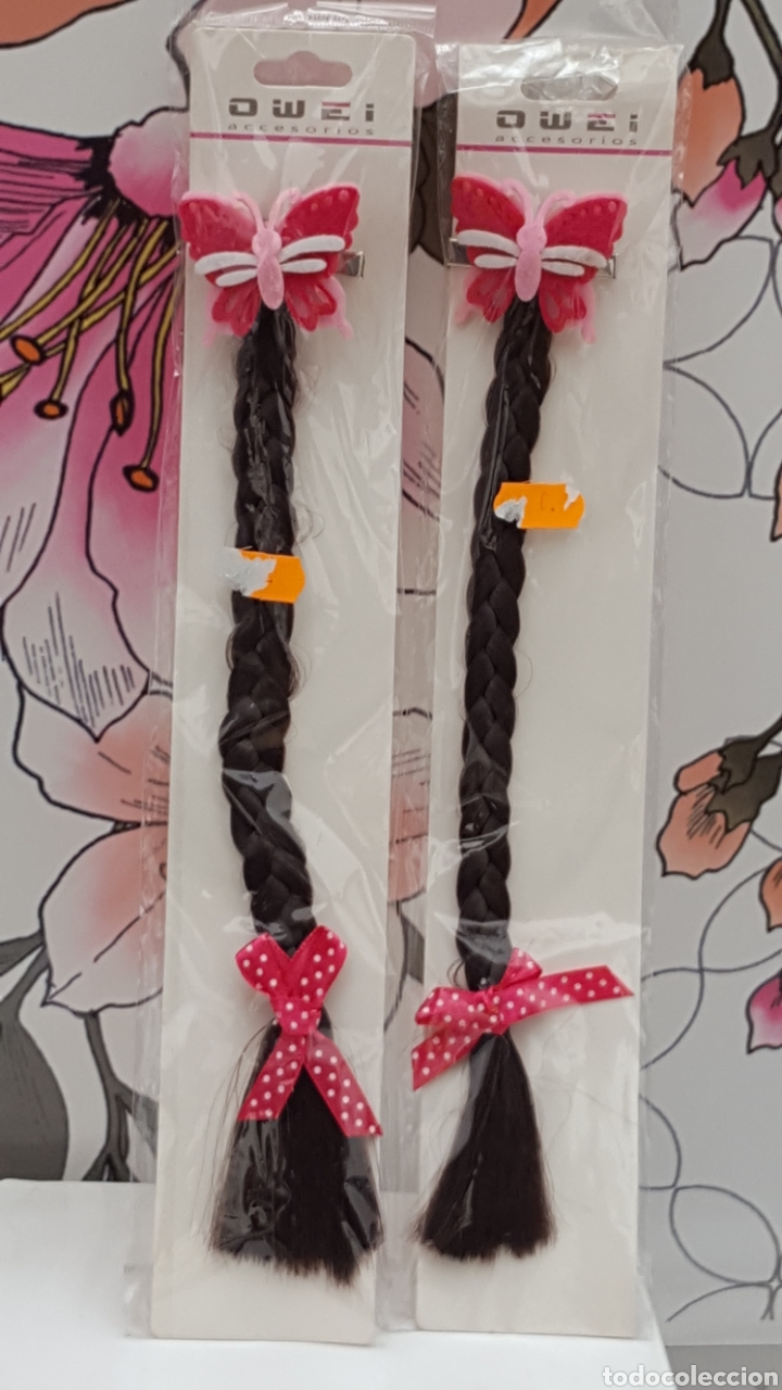Mu&ntilde;ecas Nancy y Lucas: Trenzas para postizo de Nancy