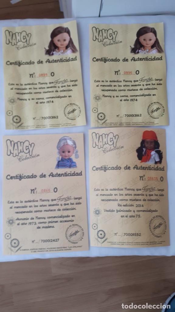 Mu&ntilde;ecas Nancy y Lucas: NANCY LOTE DE CERTIFICADOS ORIGINALES - Foto 1