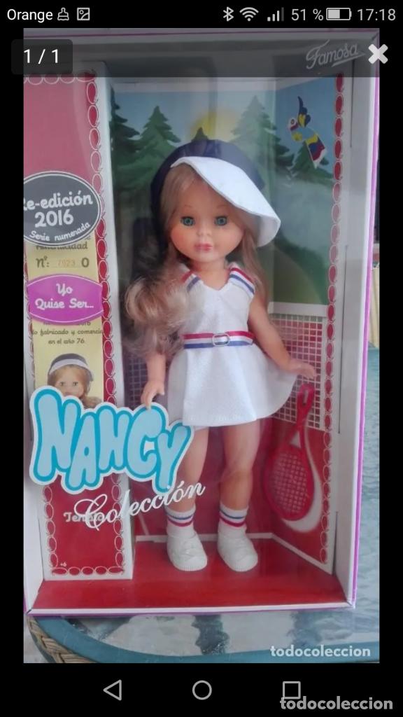 Mu&ntilde;ecas Nancy y Lucas: Nancy tenista completa en su caja. - Foto 1