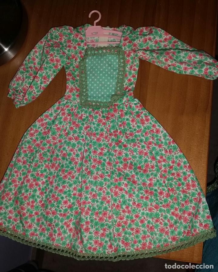 Mu&ntilde;ecas Nancy y Lucas: VESTIDO DE NANCY MODELO CAMPESTRE versi&oacute;n en verde - Foto 2