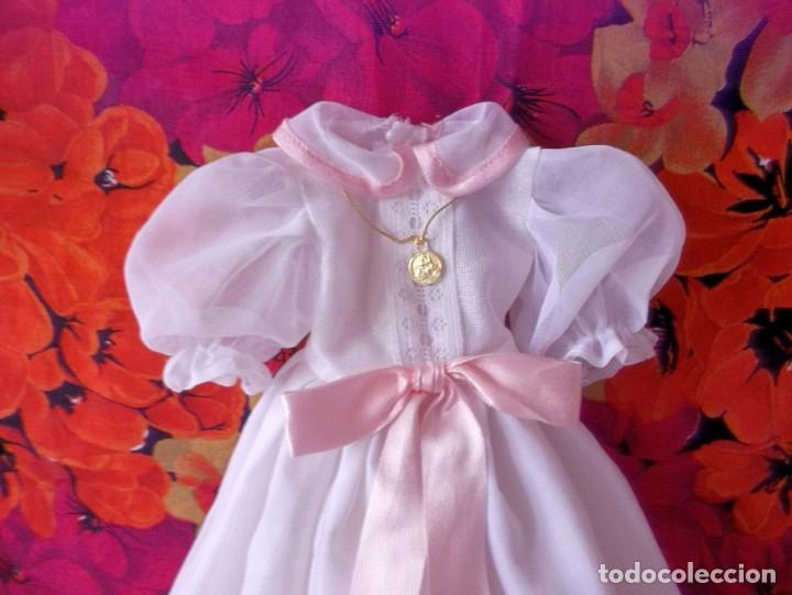 Mu&ntilde;ecas Nancy y Lucas: VESTIDO COMUNION NANCY ORIGINAL - Foto 3