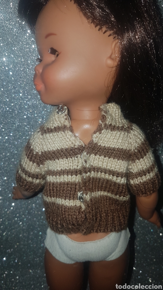 Mu&ntilde;ecas Nancy y Lucas: Jersey o chaqueta valido para mu&ntilde;eca Nancy rayas - Foto 2