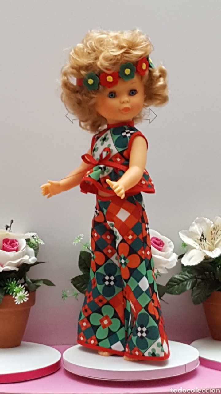 Mu&ntilde;ecas Nancy y Lucas: Conjunto En el Jard&iacute;n confeccionado - Foto 3