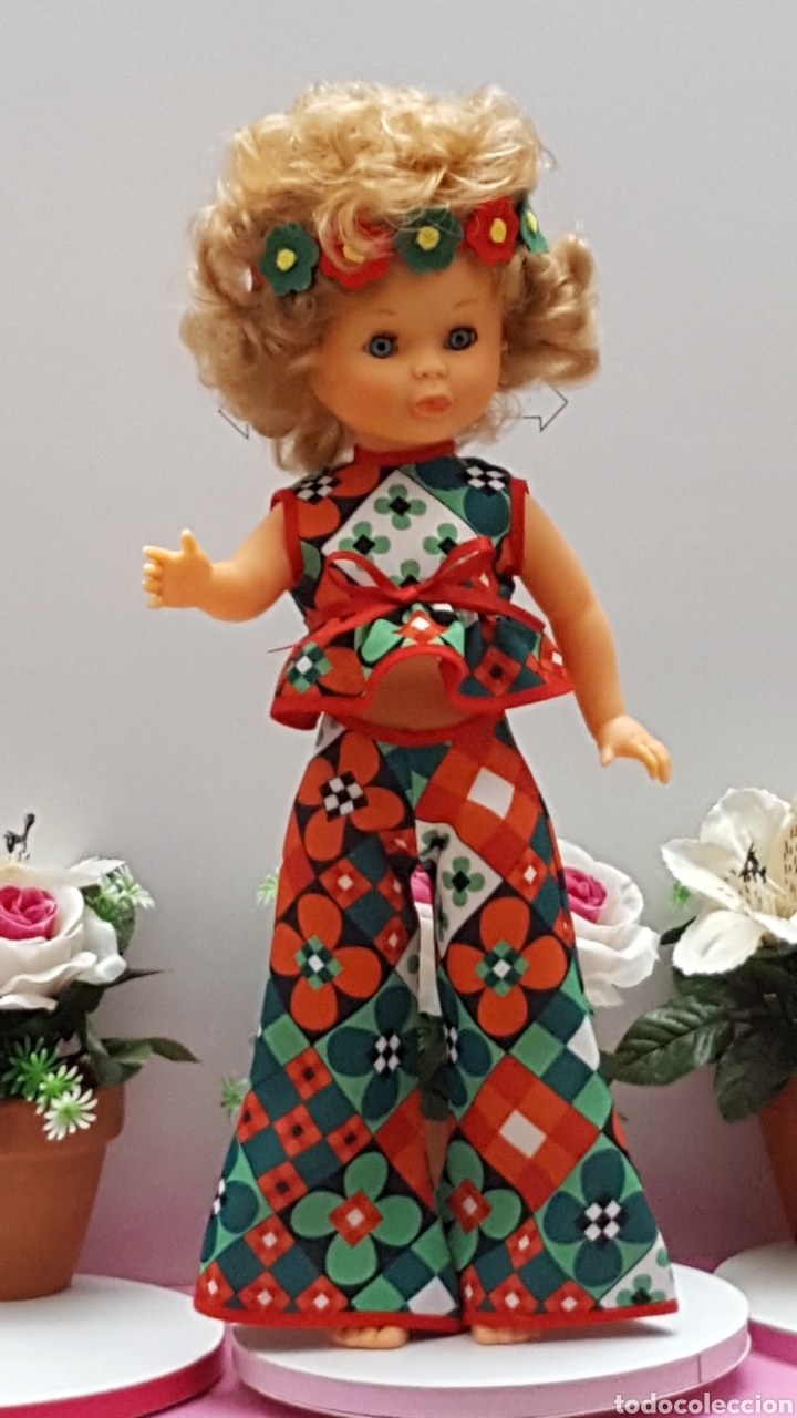 Mu&ntilde;ecas Nancy y Lucas: Conjunto En el Jard&iacute;n confeccionado - Foto 1