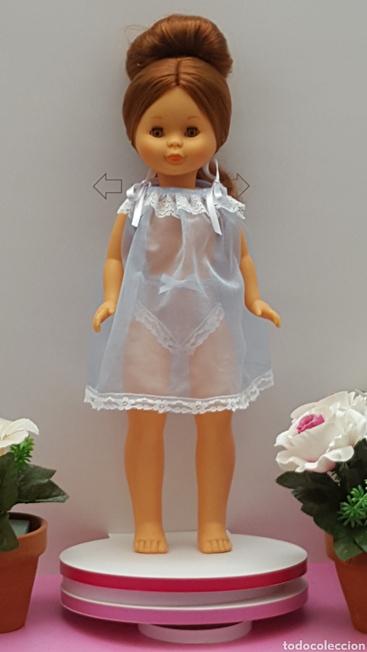 Mu&ntilde;ecas Nancy y Lucas: Conjunto buenas noches confeccionado - Foto 4