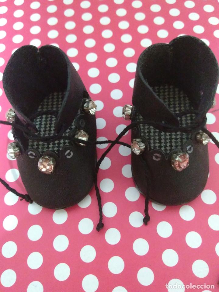 Mu&ntilde;ecas Nancy y Lucas: Botines de cuero para Nancy - Foto 5
