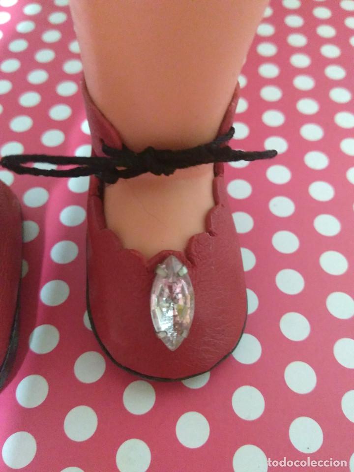 Mu&ntilde;ecas Nancy y Lucas: Botines de cuero para Nancy - Foto 4