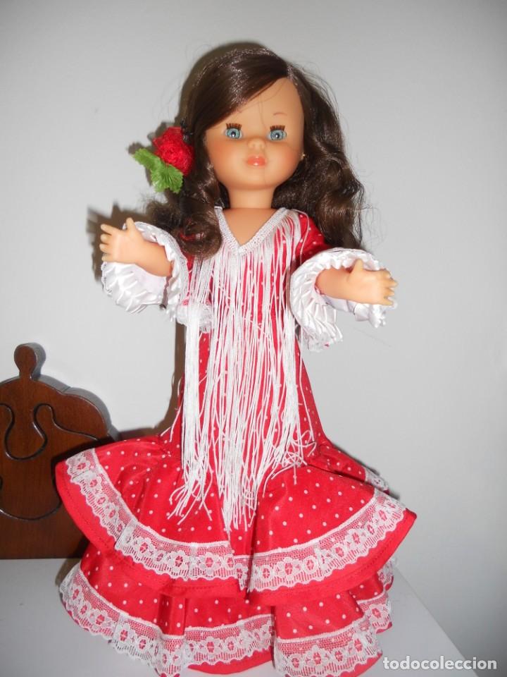 Mu&ntilde;ecas Nancy y Lucas: NANCY DE COLECCION CON TRAJE DE FLAMENCA IMPECABLE. - Foto 5
