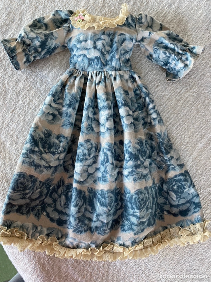 Mu&ntilde;ecas Nancy y Lucas: vestido Nancy nostalgia azul - Foto 1