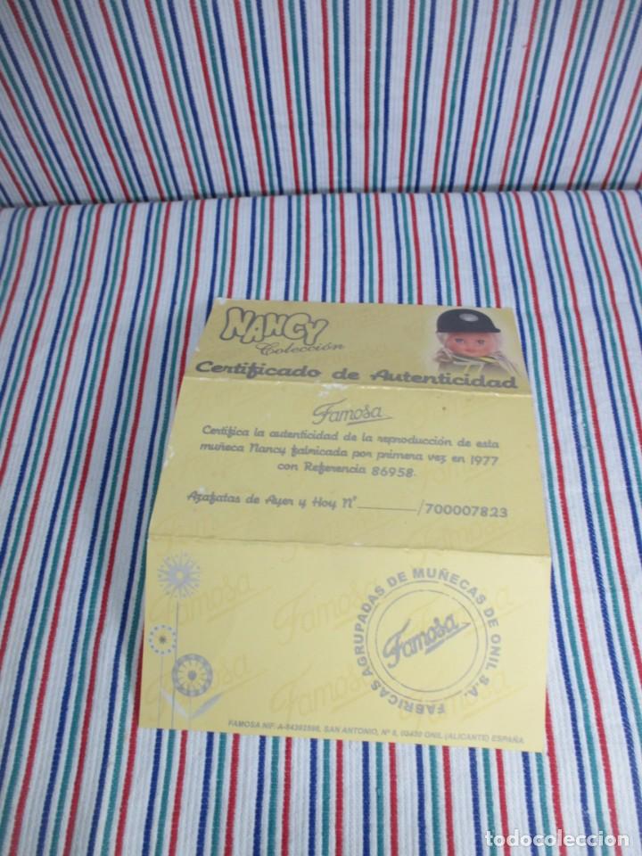 Mu&ntilde;ecas Nancy y Lucas: NANCY, CERTIFICADO ORIGINAL - Foto 2
