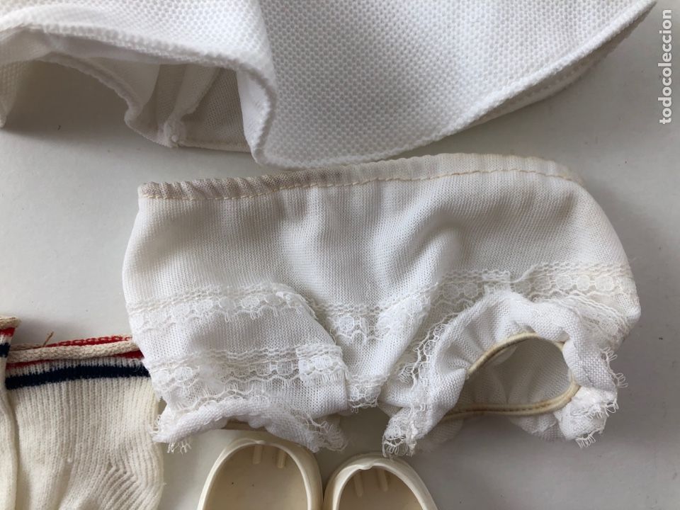 Mu&ntilde;ecas Nancy y Lucas: Conjunto de tenis de Nancy a&ntilde;os70 - Foto 4