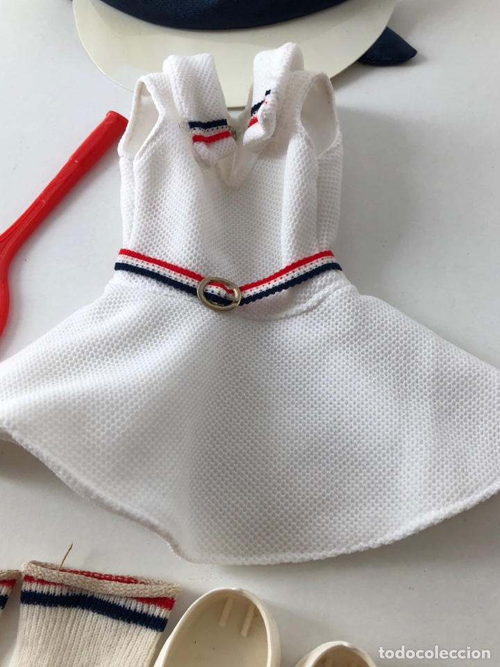 Mu&ntilde;ecas Nancy y Lucas: Conjunto de tenis de Nancy a&ntilde;os70 - Foto 6