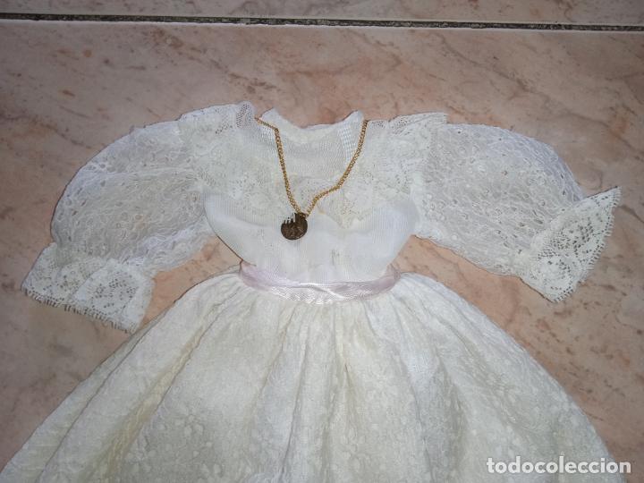 Mu&ntilde;ecas Nancy y Lucas: Vestido de comuni&oacute;n de mu&ntilde;eca Nancy - Foto 2