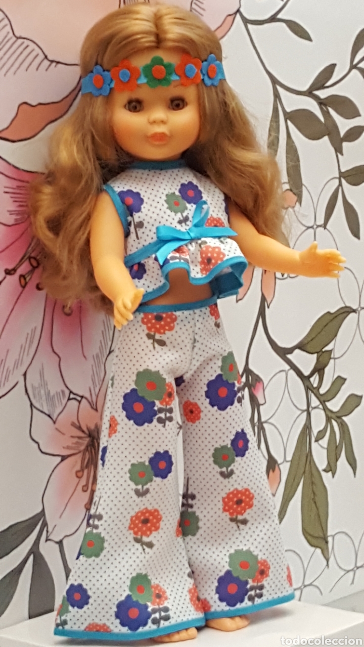 Mu&ntilde;ecas Nancy y Lucas: Conjunto En el Jard&iacute;n confeccionado - Foto 4