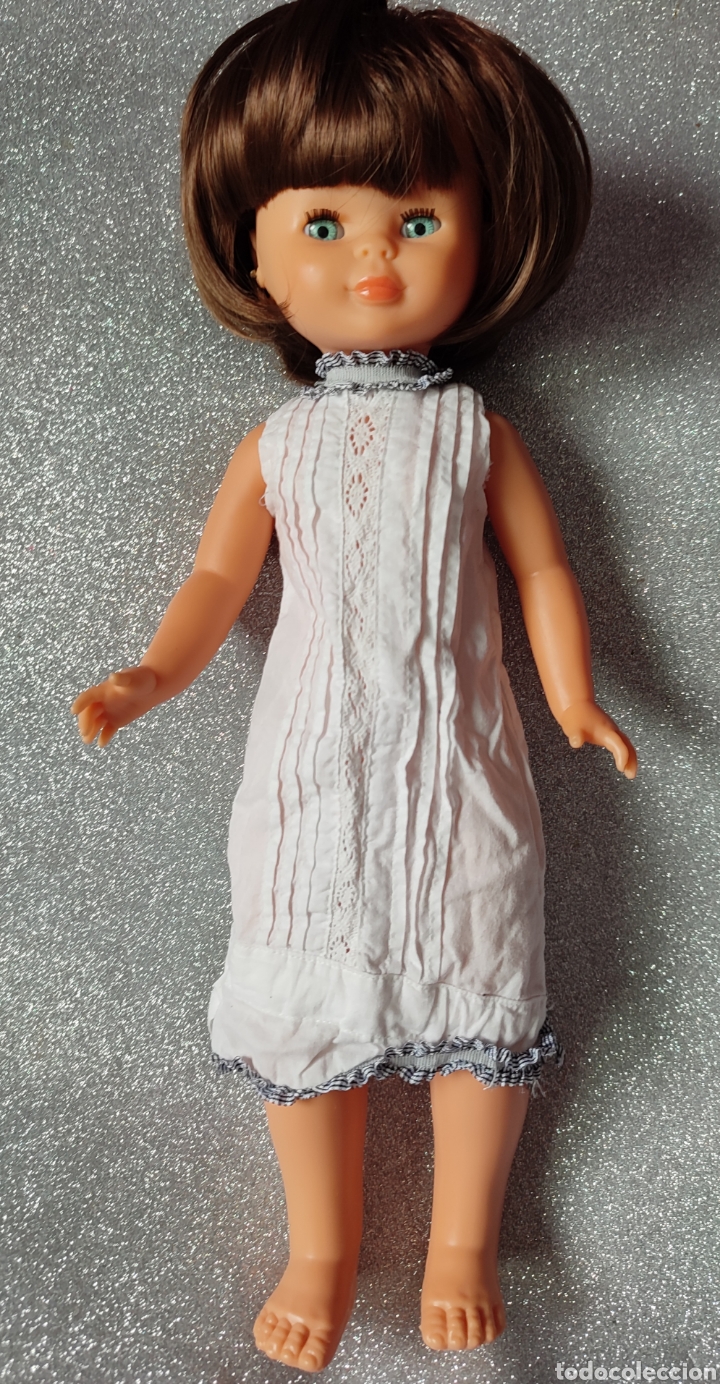 Mu&ntilde;ecas Nancy y Lucas: Vestido blanco valido para mu&ntilde;eca Nancy - Foto 1