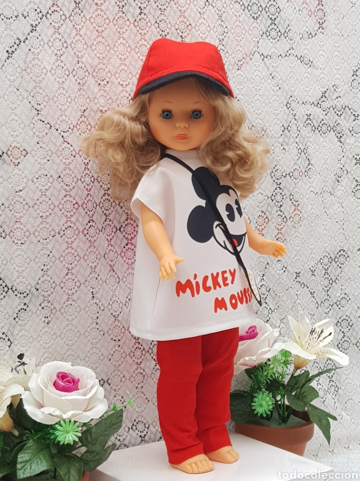Mu&ntilde;ecas Nancy y Lucas: Conjunto Mickey confeccionado - Foto 3