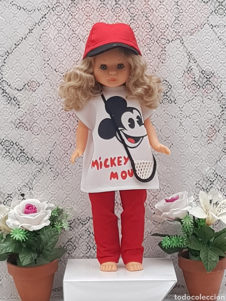 Mu&ntilde;ecas Nancy y Lucas: Conjunto Mickey confeccionado - Foto 1