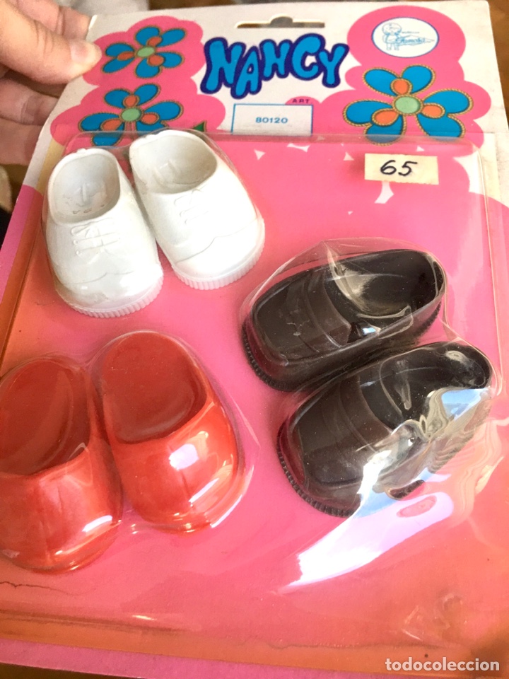 Mu&ntilde;ecas Nancy y Lucas: Blister zapatos Nancy. Original. - Foto 2