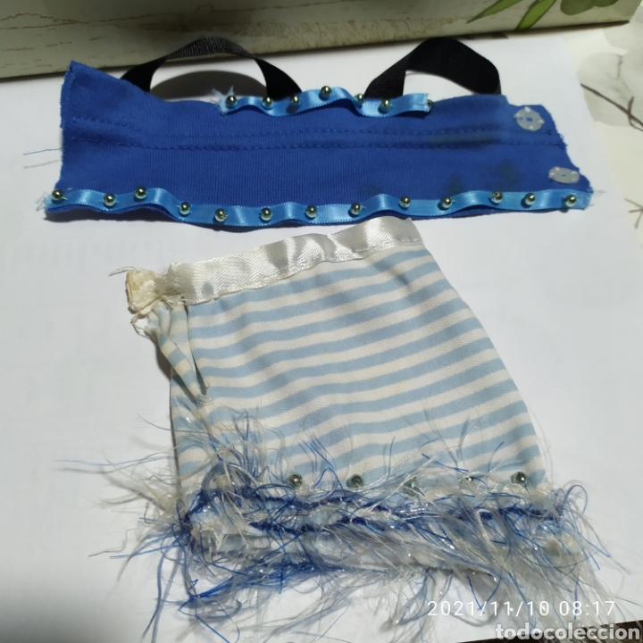Mu&ntilde;ecas Nancy y Lucas: falda y top azul nancy new - Foto 1