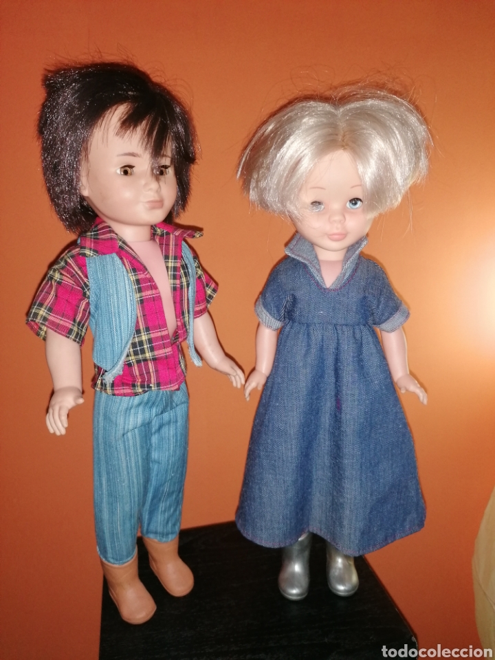 Muñecas Nancy y Lucas: Pareja antiguas muñecas NANCY y LUCAS articuladas de FAMOSA - Foto 2 - 300317453