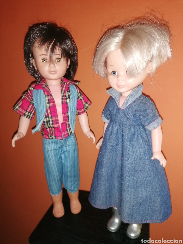 Muñecas Nancy y Lucas: Pareja antiguas muñecas NANCY y LUCAS articuladas de FAMOSA - Foto 3 - 300317453