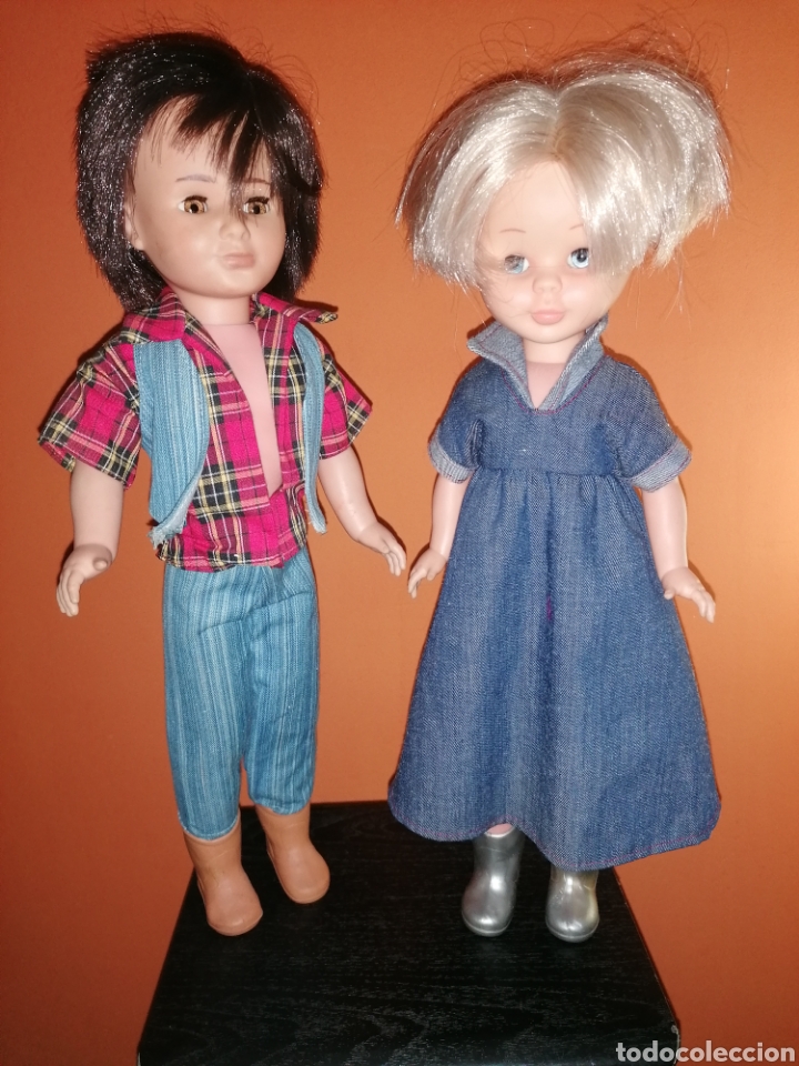 Muñecas Nancy y Lucas: Pareja antiguas muñecas NANCY y LUCAS articuladas de FAMOSA - Foto 1 - 300317453