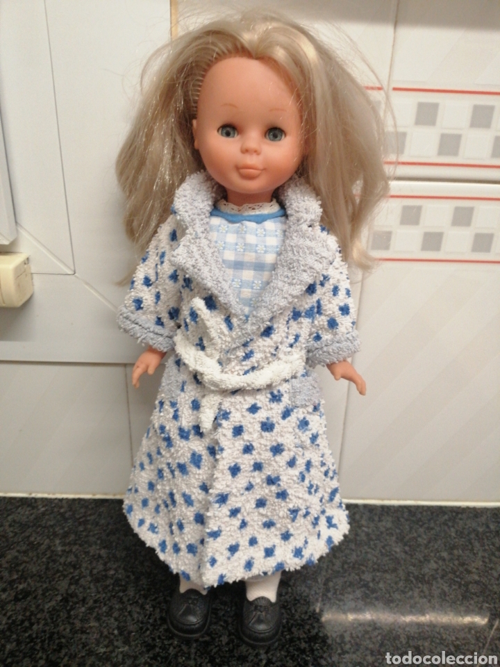 Mu&ntilde;ecas Nancy y Lucas: Bata tipo albornoz antiguo, valido para nancy - Foto 1