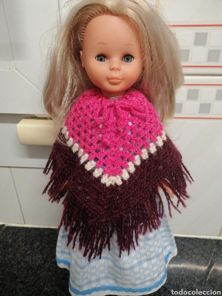 Mu&ntilde;ecas Nancy y Lucas: Poncho valido para nancy - Foto 1