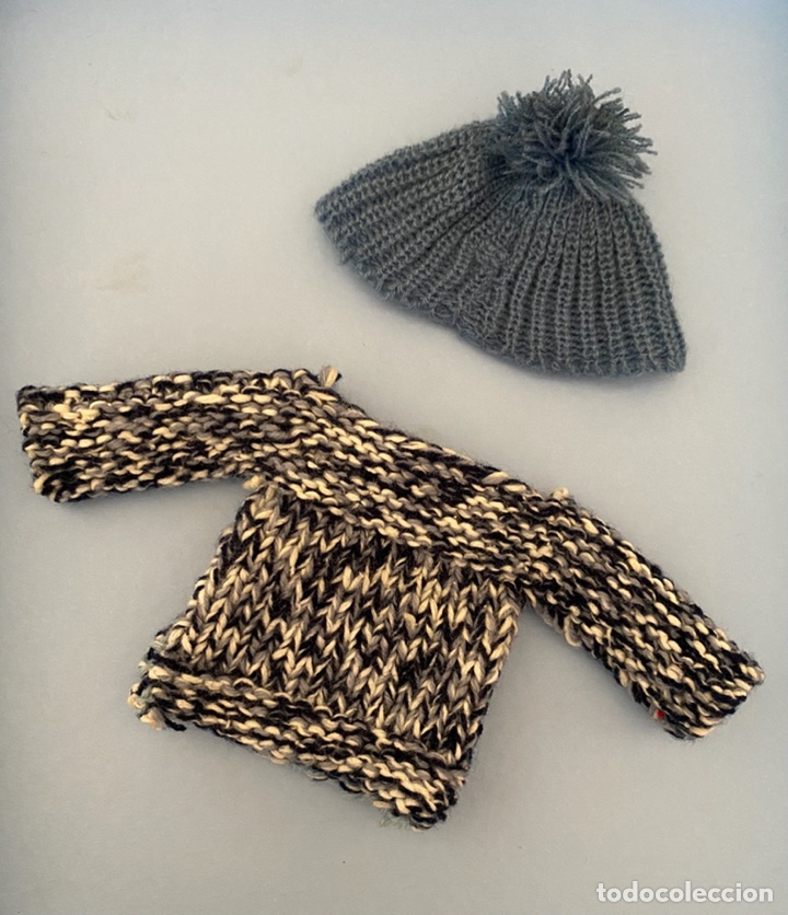 Mu&ntilde;ecas Nancy y Lucas: Su&eacute;ter y gorro Nancy , a&ntilde;os 70 - Foto 1