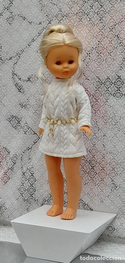 Mu&ntilde;ecas Nancy y Lucas: Vestido y cintur&oacute;n confeccionado - Foto 2