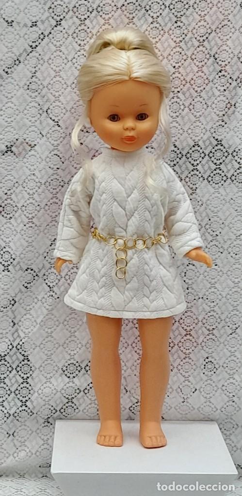 Mu&ntilde;ecas Nancy y Lucas: Vestido y cintur&oacute;n confeccionado - Foto 3