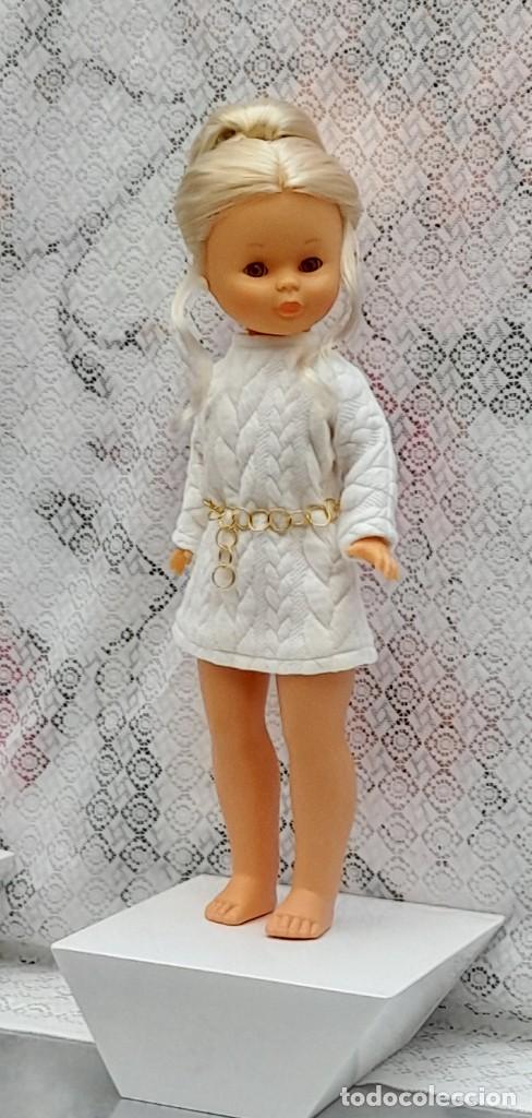 Mu&ntilde;ecas Nancy y Lucas: Vestido y cintur&oacute;n confeccionado - Foto 4