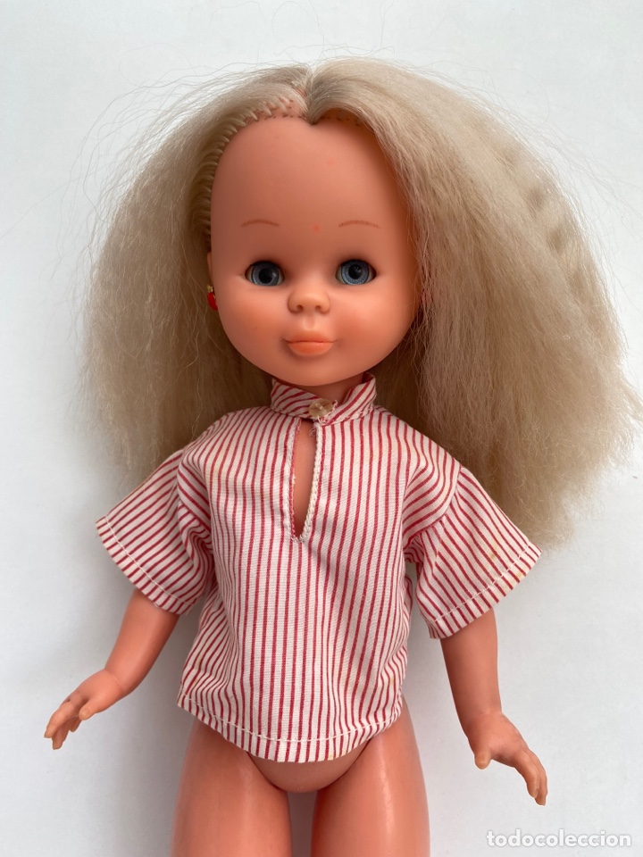 Mu&ntilde;ecas Nancy y Lucas: Camisa rayas Nancy a&ntilde;os 70 - Foto 1